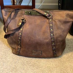 Patricia Nash leather tote bag